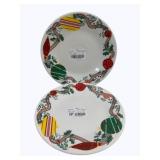 2 Fiesta 9" Plates