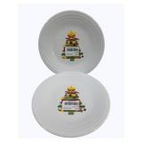 2 Fiesta Plates 9"