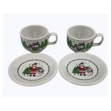 4pc Fiesta Santa Dinnerware