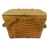 Longaberger 1999 Large Picnic Basket 11x16x13