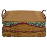 Longaberger 2000 Sewing Box kit with Contents