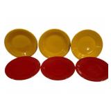 6 Fiesta 9" Plates