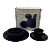 Fiesta Cobalt 4 Pc Place Setting in box