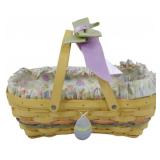 Longaberger 2004 Easter Single Basket 5x13x8.5
