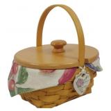 Longaberger 1999 Horizon of Hope Basket 7.5x6.5x5