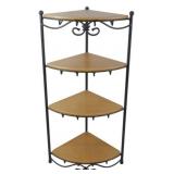 Longaberger Wrought Iron Shelf with Wooden Inserts