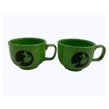 2 Fiesta Witch Mugs 3.5"