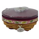 Longaberger 2011 Little Holly Berry Basket 4x7x6