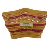 Longaberger 2001 Shining Star Basket 3.5x10"