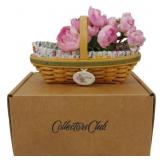 Longaberger 2006 Mini Peony Basket with Box