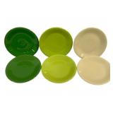 6 Fiesta 7.25" Plates