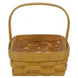 Longaberger 2004 Tarragon Basket 6.5x5.5x5.5