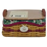 Longaberger 2002 Treats Basket with Box 4x6.5x4