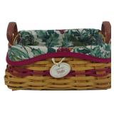 Longaberger 2002 Treats Basket with Box 4x6.5x4