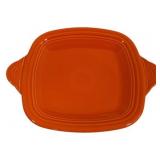 Fiesta Poppy Square Handled Tray 13.25 x 11