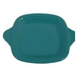 Fiesta Turquoise Square Handled Tray 13.25 x 11