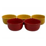 5 Fiesta Bowls 6"