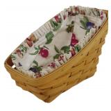 Longaberger 1999 Small Vegetable Basket 7x12x8