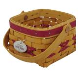 Longaberger 2000 Let it Snow Basket with Box