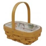 Longaberger 1999 Parseley Basket 6x6x4