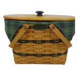 Longaberger 1997 Fellowship Basket with Boxes