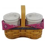 Longaberger 2000 Shaker Taker Basket 6x7x4