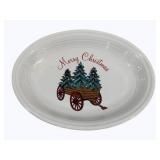 Fiesta Merry Christmas Platter 11.5 x 9