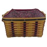 Longaberger 2003 Small Wash Day Basket 9x17x16