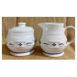 Longaberger Woven Traditions Cream & Sugar