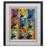9 LIVES PRINT SIGNED BY CHARIS