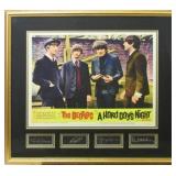A HARD DAYS NIGHT BEATLES PRINT