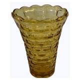 Amber Federal Colonial Yorktown 8" Vase
