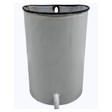 Enamelware Wall Urn 8.5 x 6 x 3.5