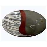 Art Glass 8" Round Bowl