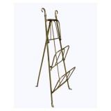 Brass Folding Book Stand or Easel 33 x 13