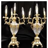 Monumental Martin Benito Pair Candelabra