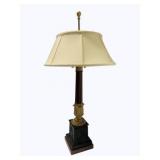 Corinthian Column Polystone Table Lamp 32"
