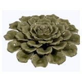 Pottery Flower Decoration - as is