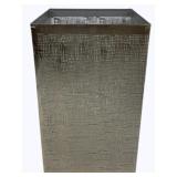 Metal Vase - 10" tall