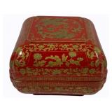 Oriental Style Wood Storage Box