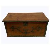 Vintage Wood Document Box 12 x 25 x 13