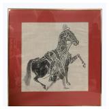 Framed Rubbing / Six Horses of Zhaoling