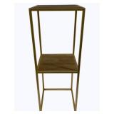 Wood & Metal 2-Tiered Shelf - 31 x 12 x 12