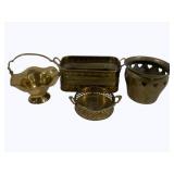 4 Brass Items