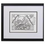 SKULLS AND SNAKES BY KEITH HARING