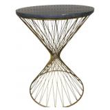 Brass & Marble Table 25 x 18.5