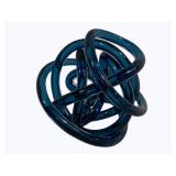 Glass Knot Decor 6"