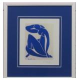 BLUE NUDE I PRINT BY HENRI MATISSE