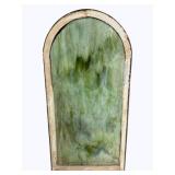 Vintage Arch Top Stained Glass Window