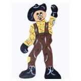 Wood Scarecrow Decoration - 43" tall